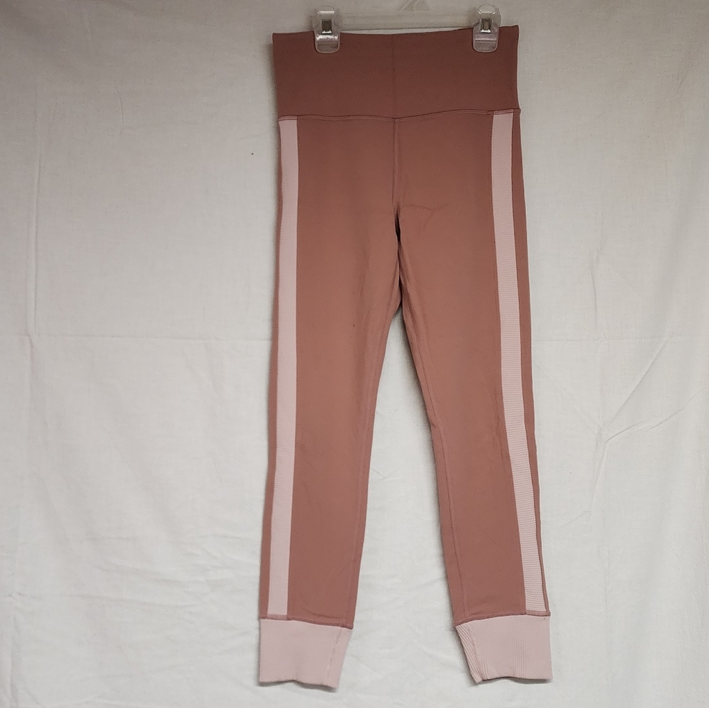 Athleta Pink and Tan Leggings
